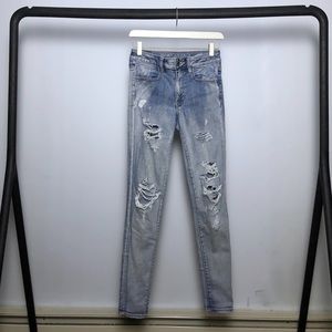 Ripped Low ride American Eagle jeans